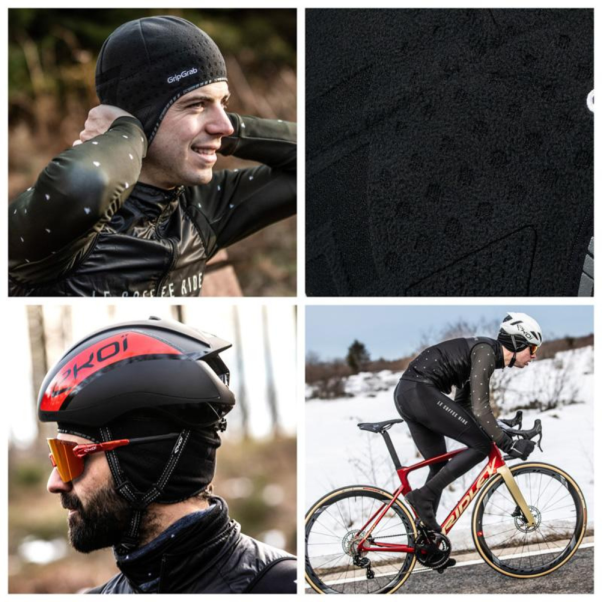 GripGrab Aviator Windproof Deep Winter Skull Cap Velonova